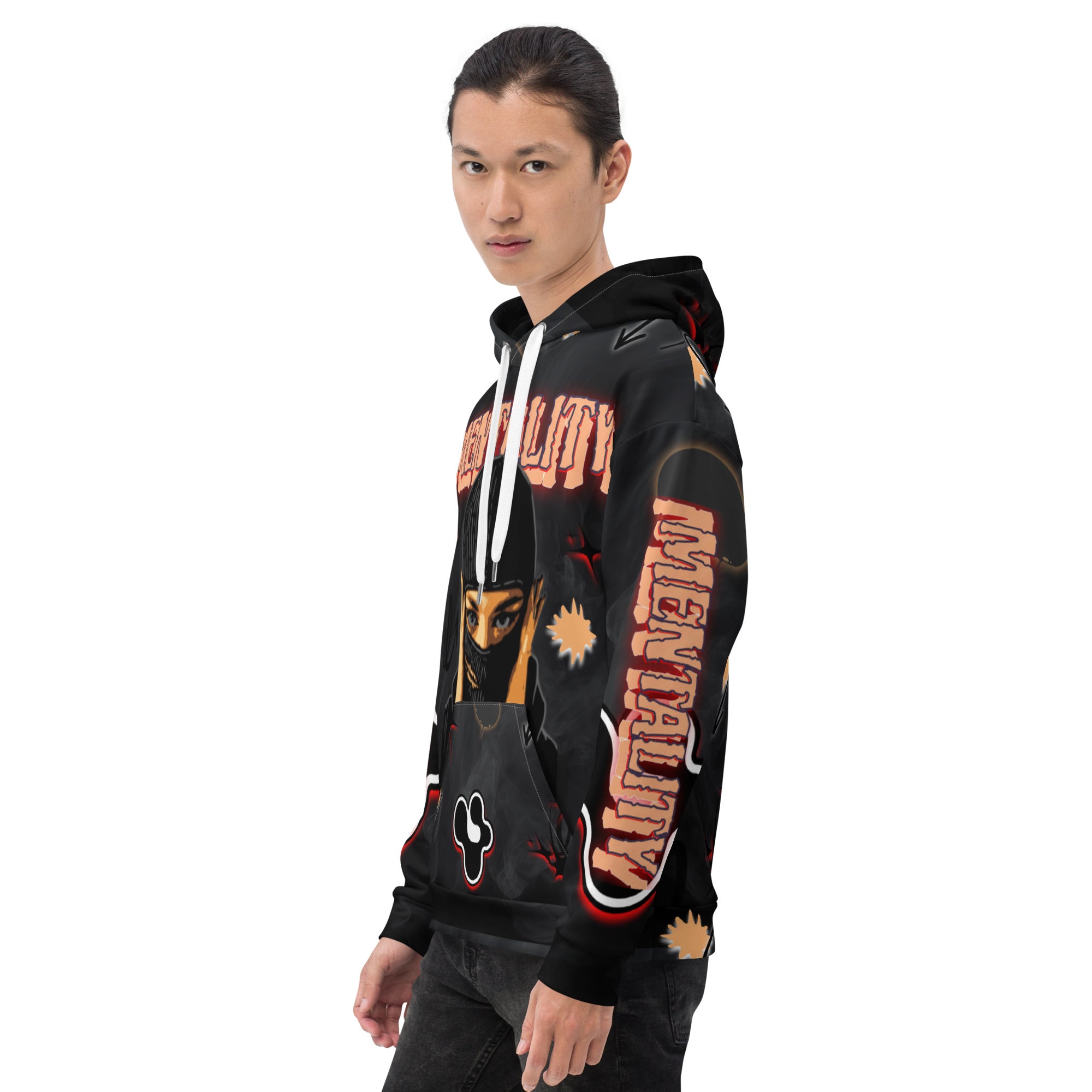 The Burner Hoodie [Black Smoke]