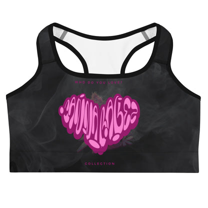 Cannababez &quot;Who Do You Love?&quot; Sports Bra