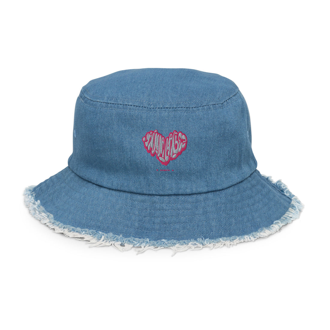 Cannababez &quot;Who Do You Love?&quot; Denim Bucket Hat