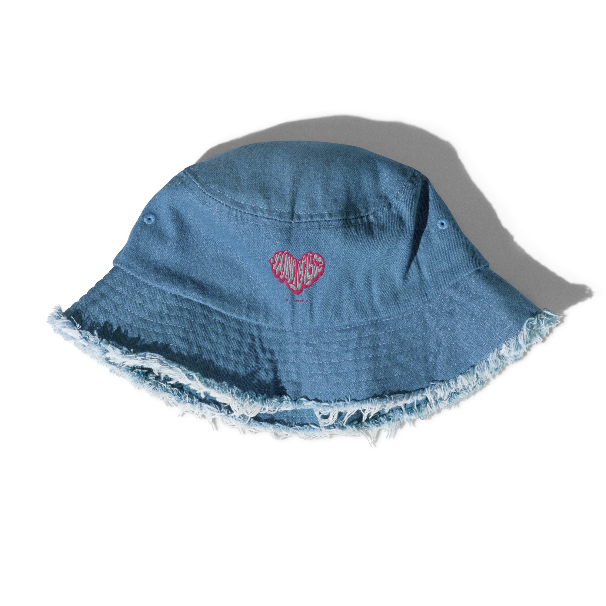 Cannababez &quot;Who Do You Love?&quot; Denim Bucket Hat