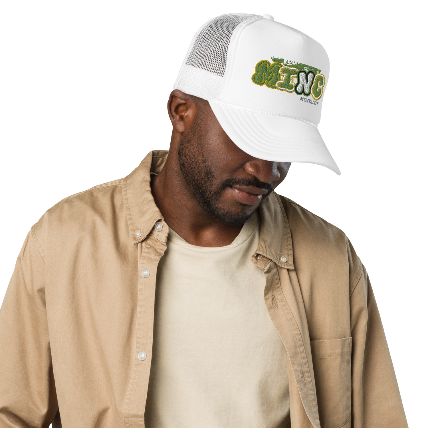 The Think Minc 5-panel trucker hat