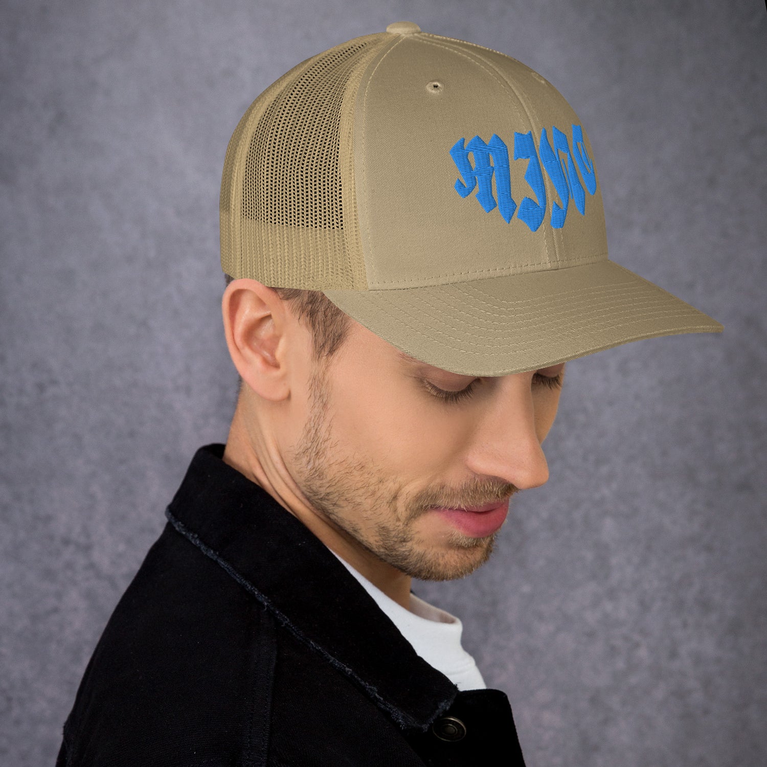 We the Wave Trucker Hat [Ocean Water Blue]