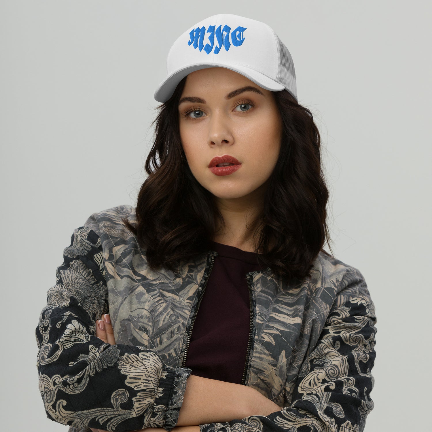 We the Wave Trucker Hat [Ocean Water Blue]