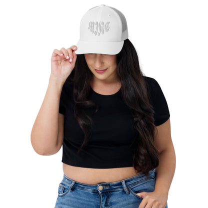 We the Wave Trucker Hat [Pure White]