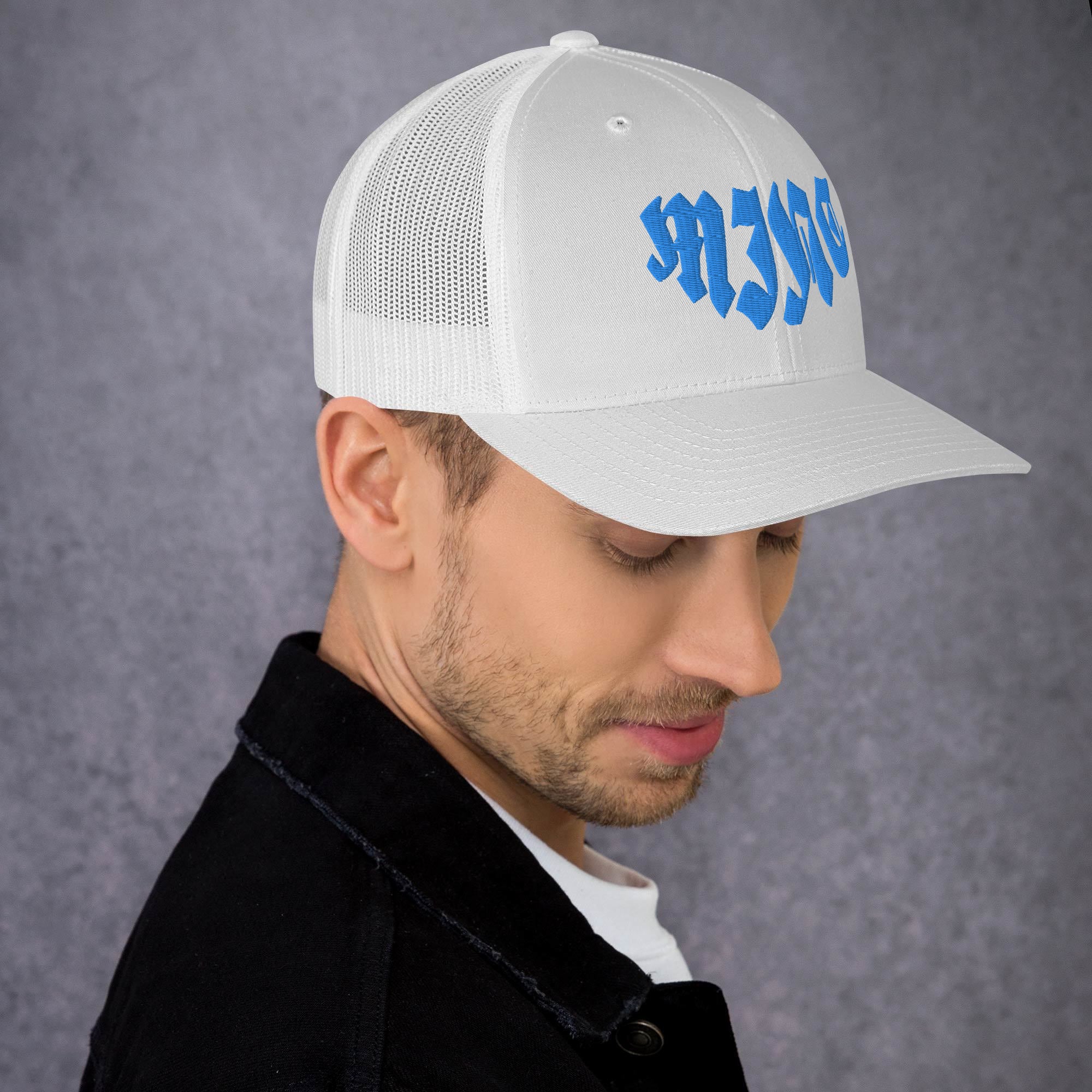 We the Wave Trucker Hat [Ocean Water Blue]